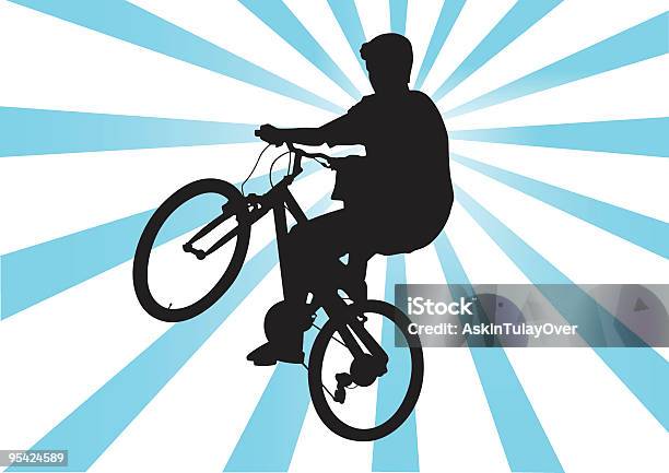 Cycliste Vecteurs libres de droits et plus d'images vectorielles de Faire du vélo - Faire du vélo, Faire du vélo tout-terrain, Vélo
