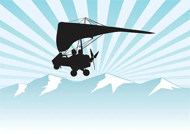 Vector illustration of Glider