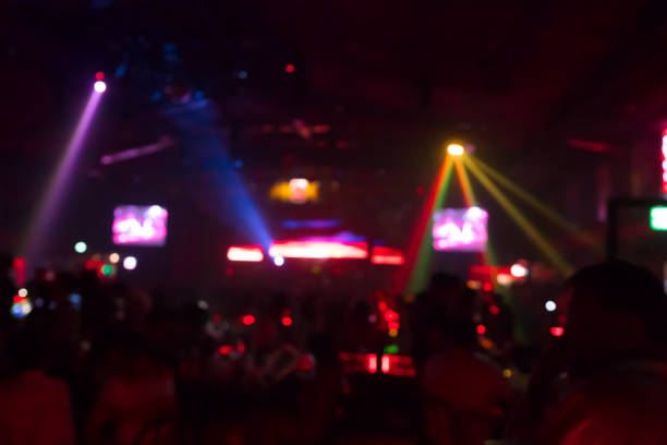 istock Abstrat blur concert light ,party night for background 954252332
