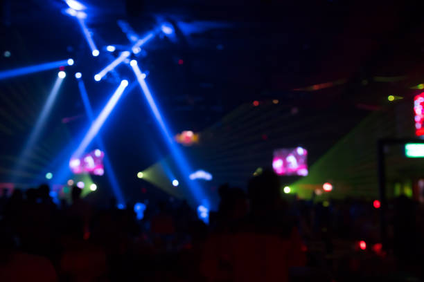 istock Abstrat blur concert light ,party night for background 954252890
