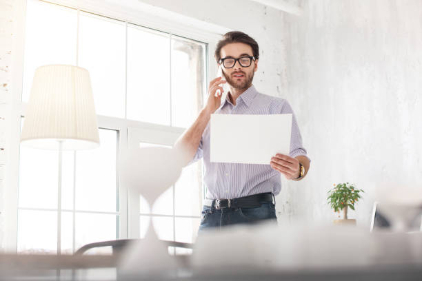 istock Professional businessman talking on the phone 954255506