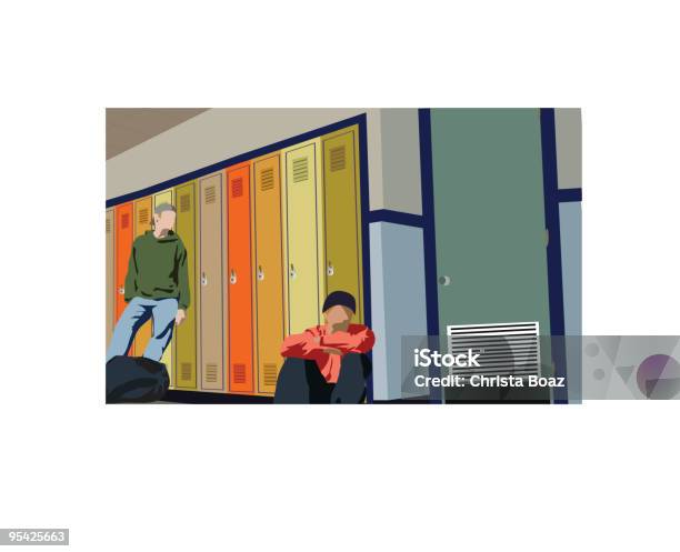 男子学校 - ロッカーのベクターアート素材や画像を多数ご用意 - ロッカー, 教育, 校舎