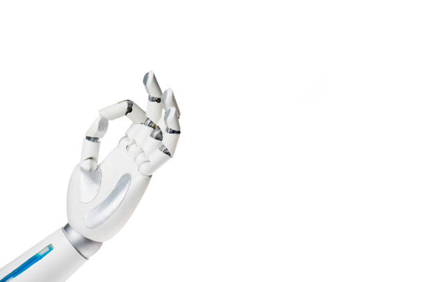 istock robot hand showing ok gesture isolated on white 954259822