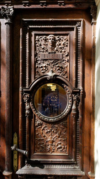A door, wood carving