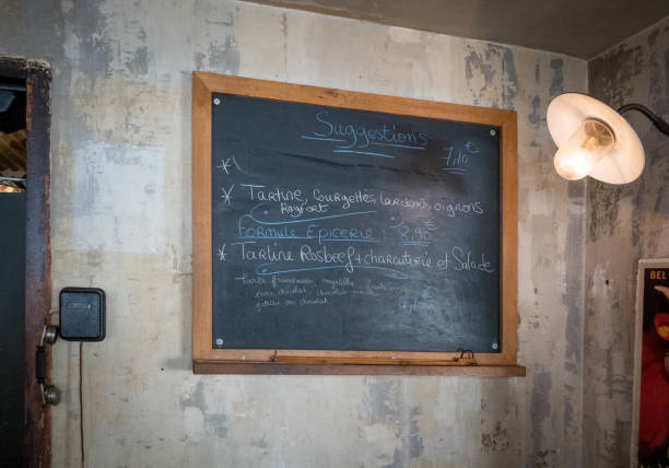 istock Black board, Brittany, France, Europe 954261518