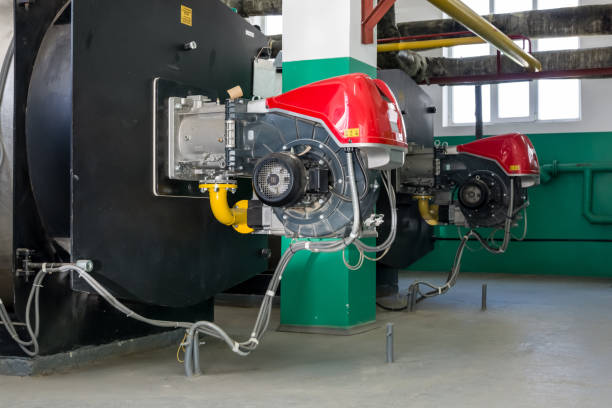 istock Heating boilers for heating water and gas burners 954285216