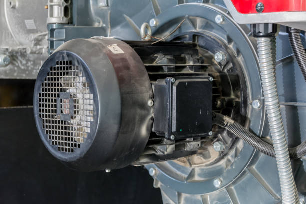 istock Heating plant gas burners motor 954285226