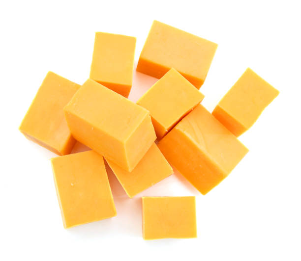 istock piece of cheese isolated on a white background 954286730
