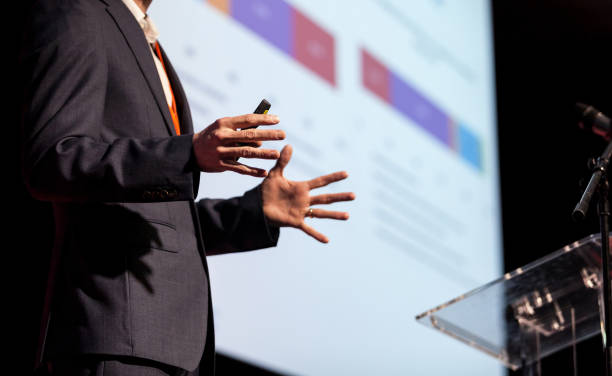 istock Speaker at business conference or presentation 954310720