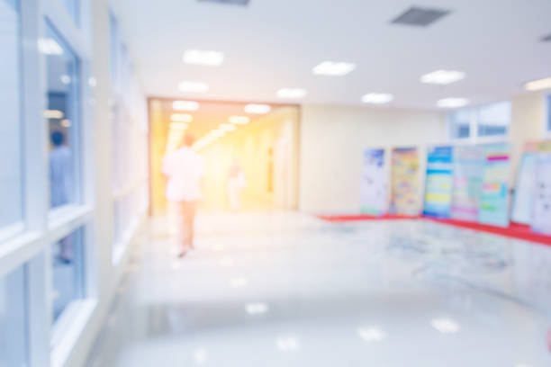 istock blur image background  of corridor in hospital or clinic image 954315280