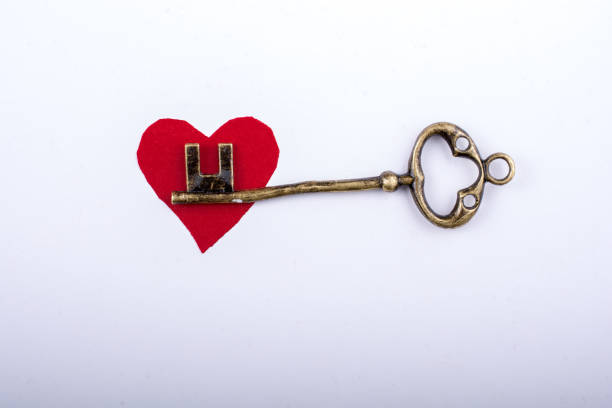 istock Retro style key on colorful background 954330758