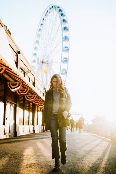istock Female Film Photographer Explores Seattle Waterfront 954333726