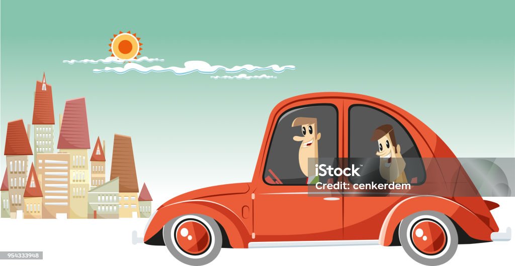 Vintage car back to the city Worked by adobe illustrator
included illustrator 10.eps and
300 dpi jpeg files... Car stock vector