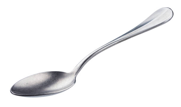 istock Metal spoon isolated on white background with clipping path 954344006