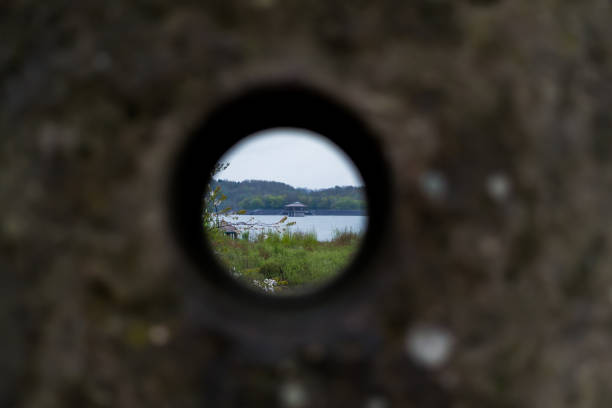 istock Water Hut Through The Spy Hole 954353482
