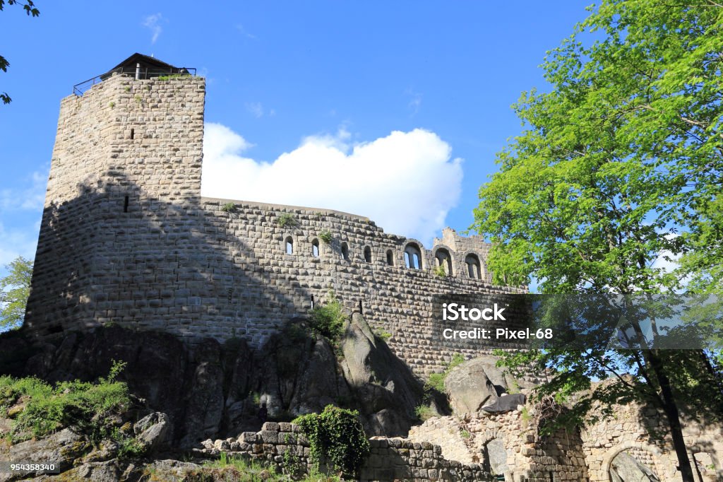 Fort of Bernstein Castle of Bernstein in Alsace Alsace Stock Photo