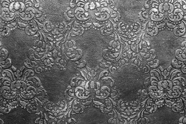 Photo of Black and white grunge texture