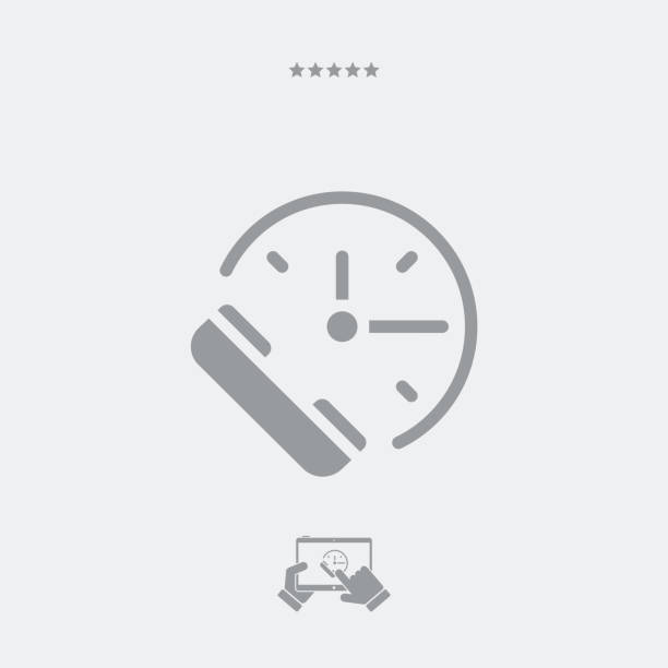 Steady phone support Flat and isolated vector eps illustration icon with minimal and modern design succor stock illustrations