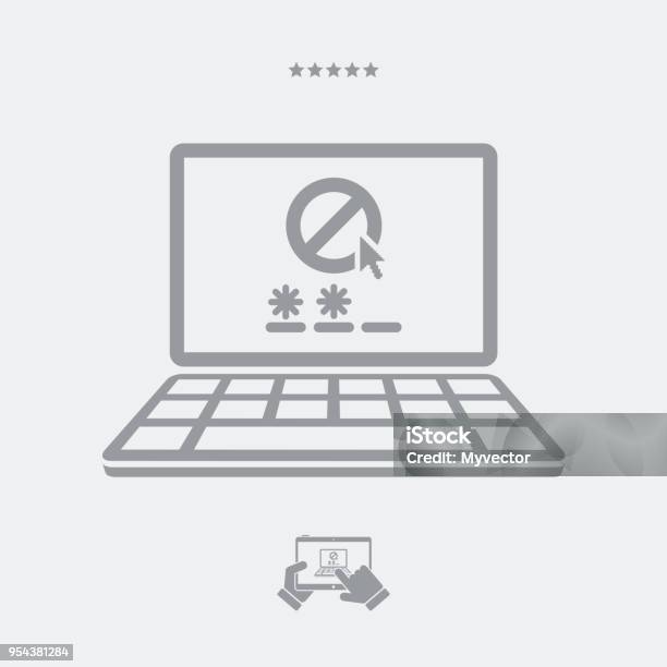 Rick Password Computer Computer Password Stock Illustration - Download Image Now ...