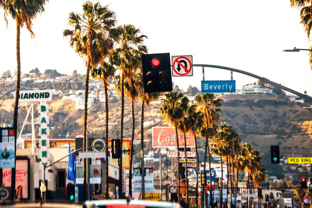 Beverly Boulevard in LA.\nCalifornia, USA