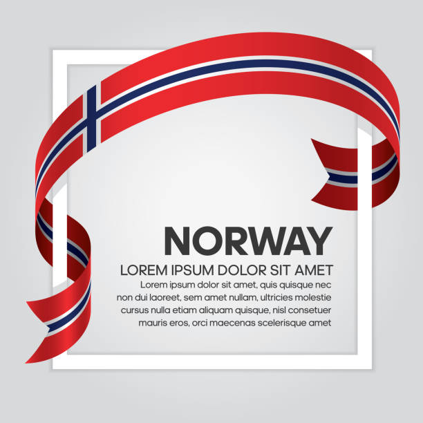 illustrations, cliparts, dessins animés et icônes de fond de drapeau norvège - norwegian flag norway flag freedom