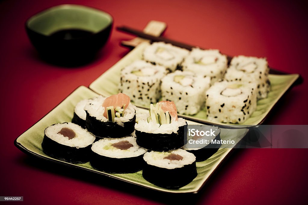 Delicioso sushi - Foto de stock de Alimentação Saudável royalty-free