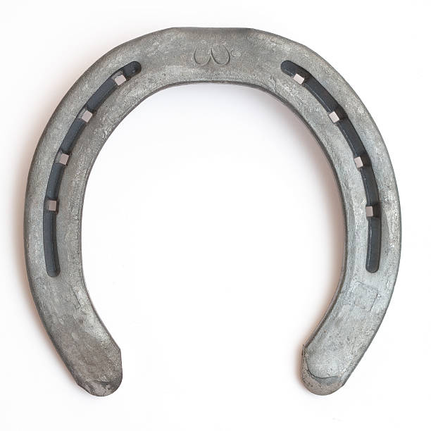 подкова - horseshoe good luck charm cut out luck стоковые фото и изображения