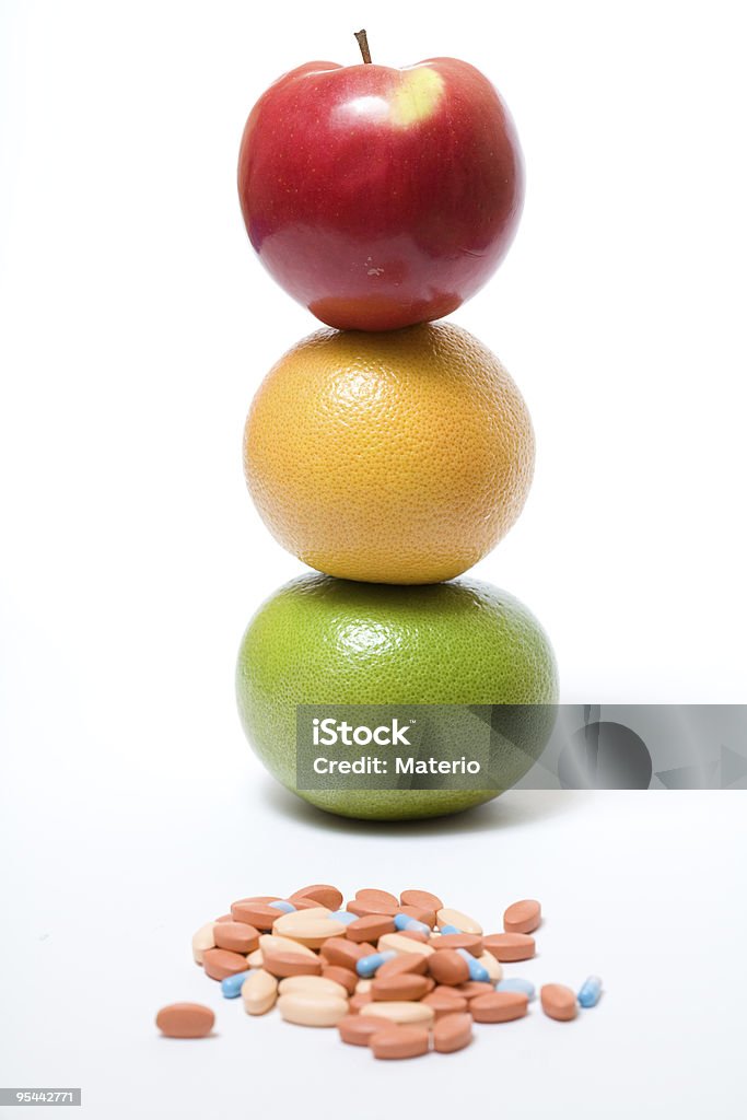 Gesunde Früchte und Details - Lizenzfrei Medikament Stock-Foto