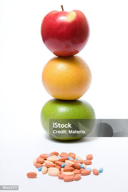 Gesunde Früchte Und Details Stockfoto und mehr Bilder von Medikament - Medikament, Speisen, Apfel