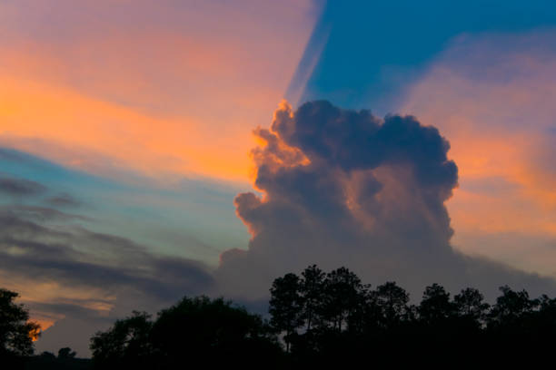 istock Large storm clouds over a field in Guatemala 954433728