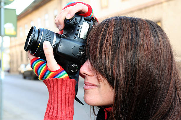 istock woman photographer close up 95443458