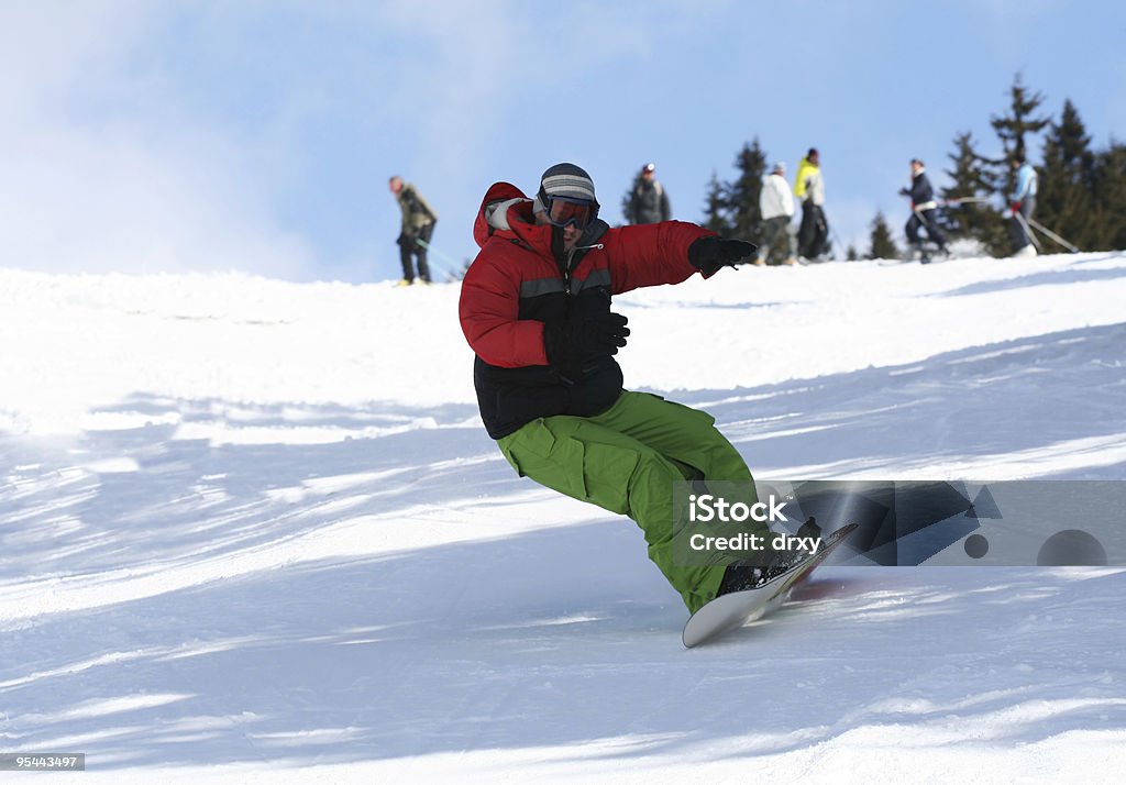 Esportes de inverno neve - Foto de stock de Adolescente royalty-free