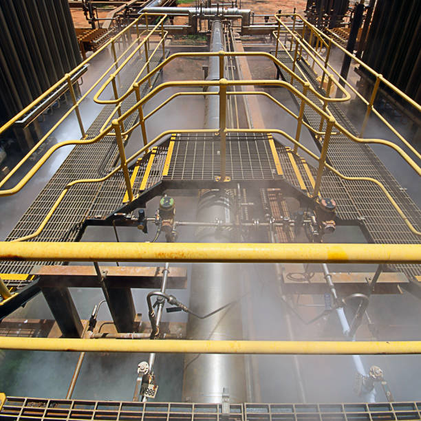 istock Walkway in Industrial Factory 954438934