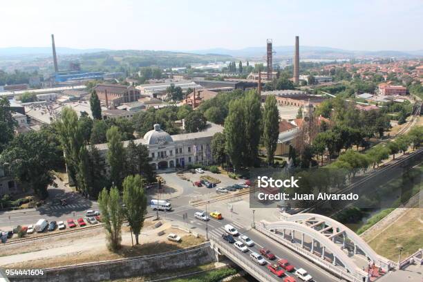 Kragujevac Top View Stock Photo - Download Image Now - Serbia, Bridge - Built Structure, City