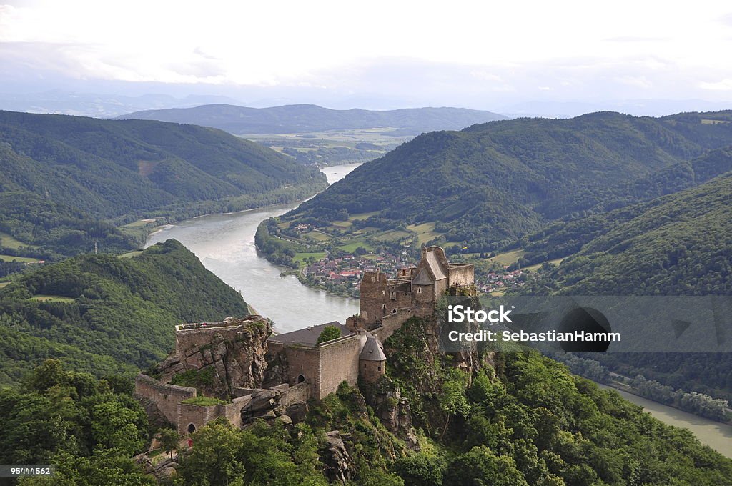 Burg Aggstein - Foto stock royalty-free di Castello