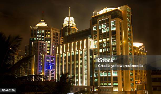 Bangalore At Night Stock Photo - Download Image Now - Bangalore, India, Urban Skyline