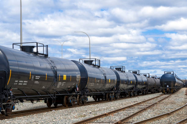 istock Railway Tanker Cars 954463174