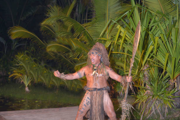 istock Polynesian Cook Islander cultural performance in Rarotonga Cook Islands 954475264
