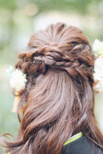 istock Woman's hair style wearing kimono 954475768