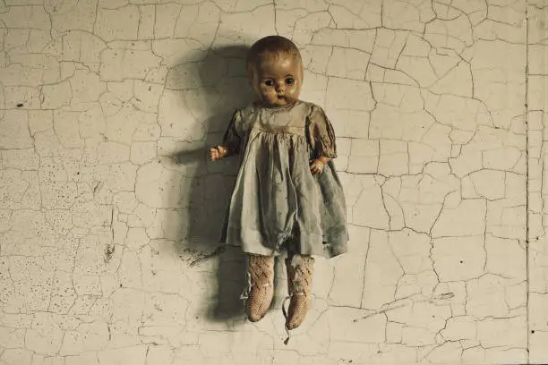Creepy vintage doll.