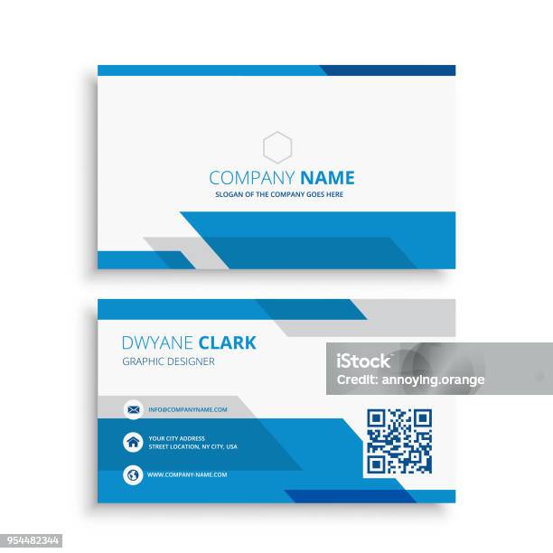 Business Card Design Stock Illustration - Download Image Now - Business Card, Plan - Document, Design