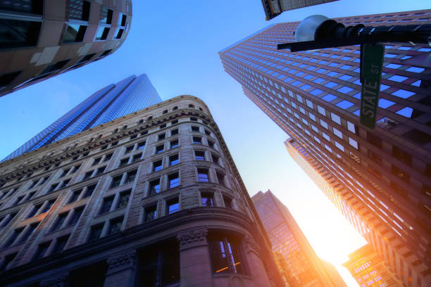 istock Boston downtown streets at sunset 954482828