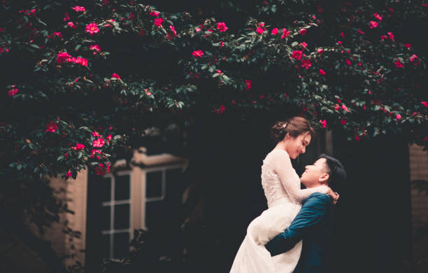 Australia Prewedding Engagement Portrait groom and bride.