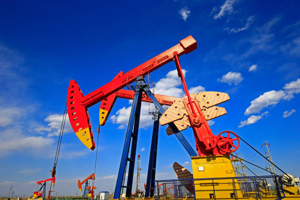 istock The oil pump, industrial equipment 954486542