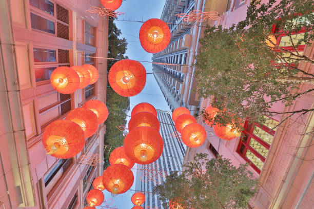 istock Lee Tung Avenue at night wan chai 954487260