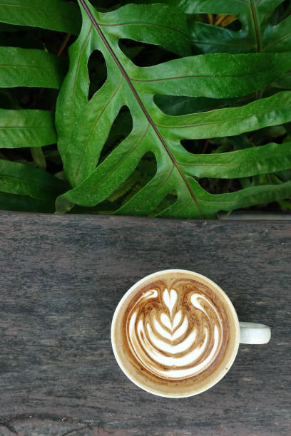 istock a cup of latte art coffee 954490636