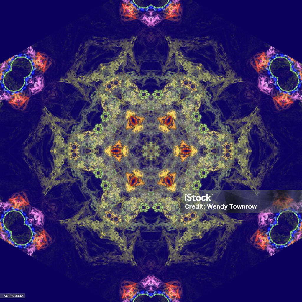 Một Mandala Đầy Màu Sắc Sáng Tạo Hình Học Thiêng Liêng Hình Nền ...