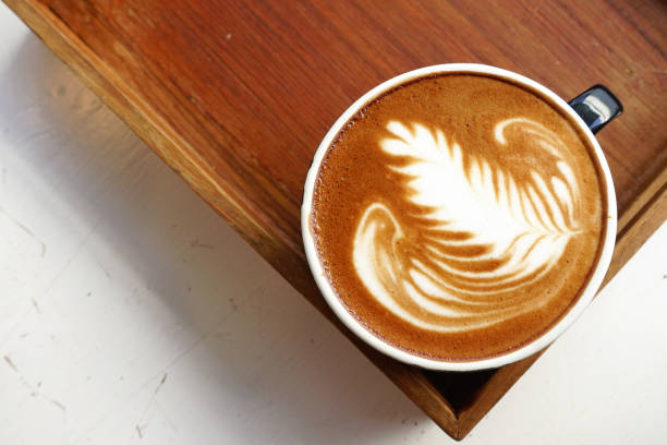 istock a cup of latte art coffee 954496354