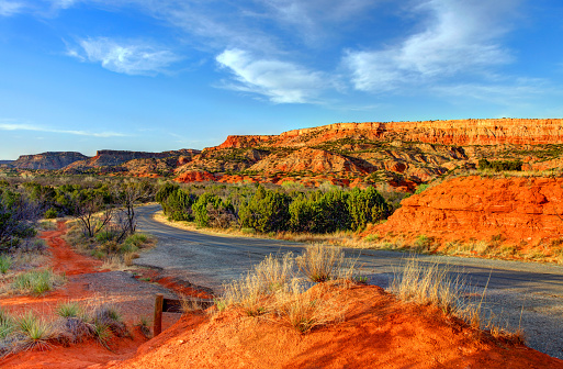 The second largest canyon in the country lies in the heart of the Texas Panhandle Palo Duro Canyon is a canyon system of the Caprock Escarpment.