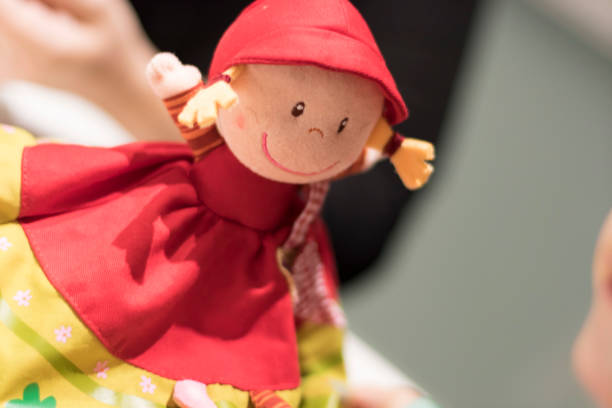 istock Red riding hood toy plush diagonal close up 954509468